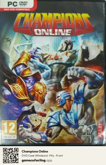 Champions Online Computer, PAL box front
