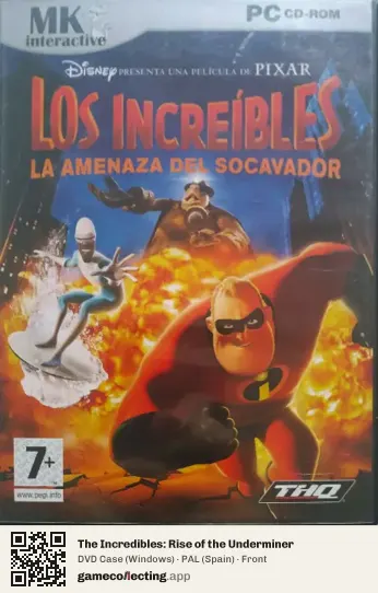 The Incredibles: Rise of the Underminer Computer, Spain box front