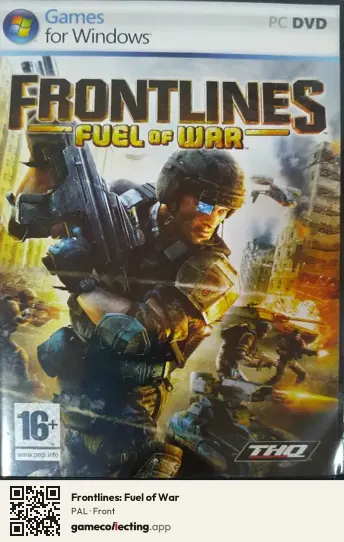 Frontlines: Fuel of War Computer, PAL box front
