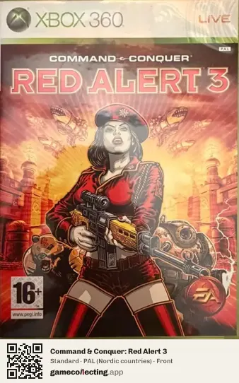 Command & Conquer: Red Alert 3 Xbox 360, Nordic countries box front
