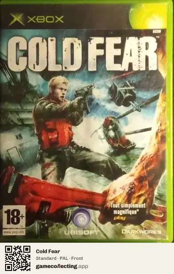 Cold Fear Xbox, PAL box front