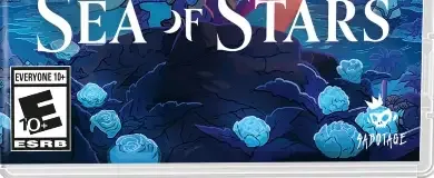 Sea of Stars, the ESRB box on its front