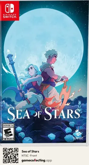 Sea of Stars Nintendo Switch, NTSC box front
