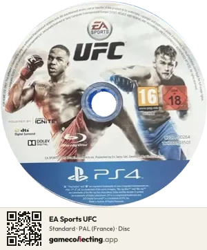 EA Sports UFC PlayStation 4, PAL disc