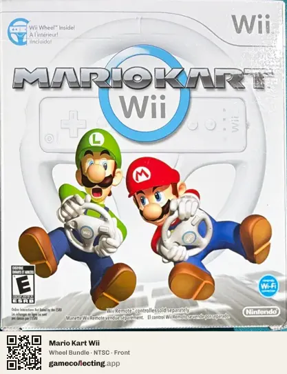 Mario Kart Wii Nintendo Wii, NTSC box front