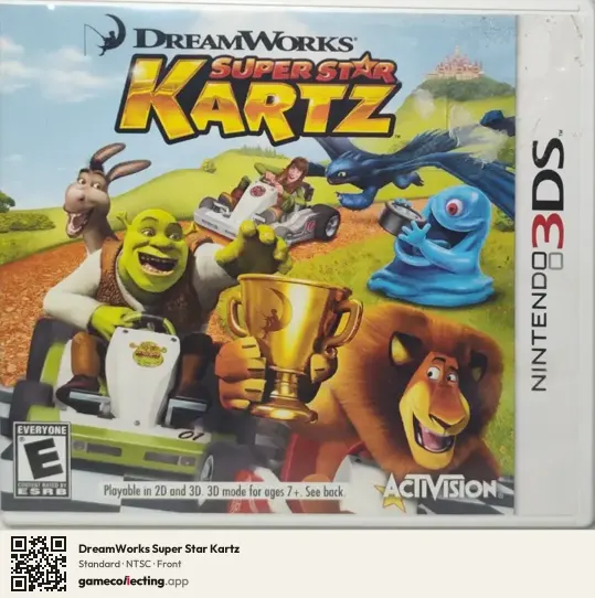 DreamWorks Super Star Kartz Nintendo 3DS, NTSC box front