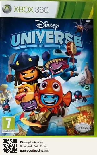 Disney Universe Xbox 360, PAL box front