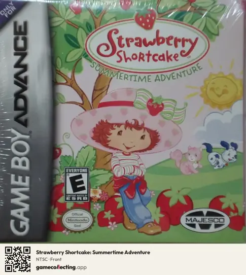 Strawberry Shortcake: Summertime Adventure Game Boy Advance, NTSC box front