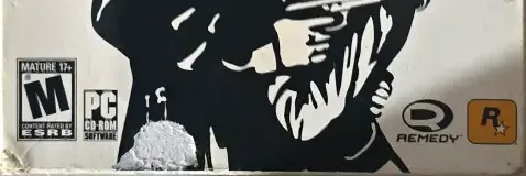 Max Payne 2: The Fall of Max Payne, the ESRB box on its front