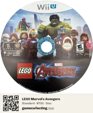 LEGO Marvel's Avengers Nintendo Wii U, NTSC disc