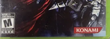 Castlevania: Lords of Shadow, the ESRB box on its front