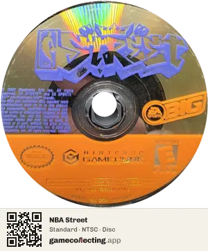 NBA Street Nintendo GameCube, NTSC disc