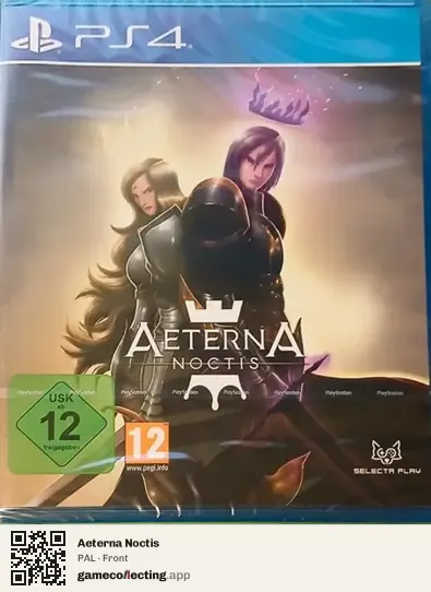 Aeterna Noctis PlayStation 4, PAL box front