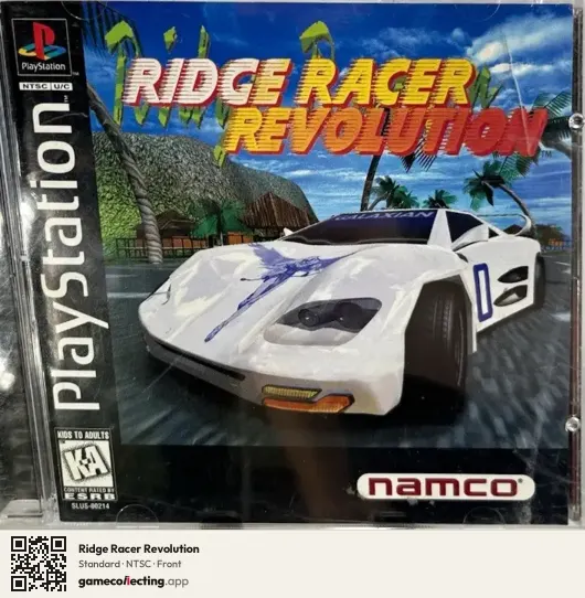 Ridge Racer Revolution PlayStation, NTSC box front
