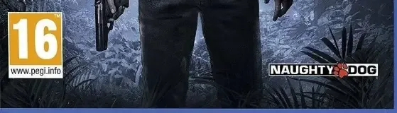 Uncharted 4: A Thief's End, the PEGI square on its front