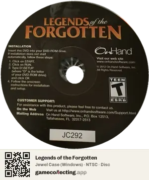 Legends of the Forgotten Computer, NTSC disc