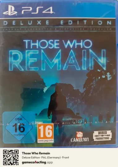 Those Who Remain PlayStation 4, Germany box front