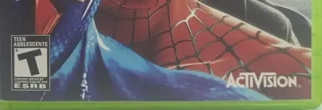 Spider-Man: Shattered Dimensions, the ESRB box on its front