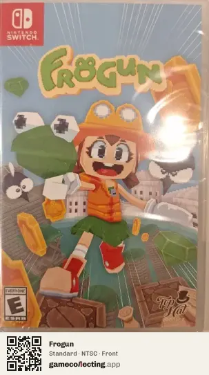 Frogun Nintendo Switch, NTSC box front
