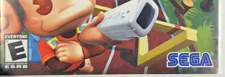 Super Monkey Ball: Banana Blitz, the ESRB box on its front