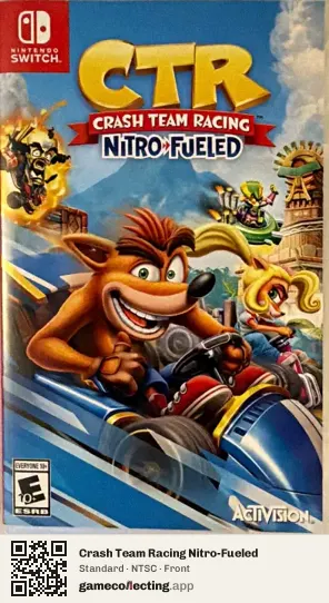 Crash Team Racing Nitro-Fueled Nintendo Switch, NTSC box front