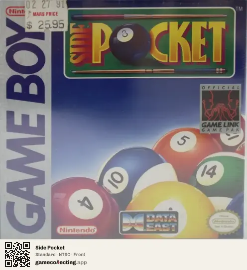 Side Pocket Game Boy, NTSC box front