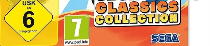 Sega 3D Classics Collection, the USK square on its front