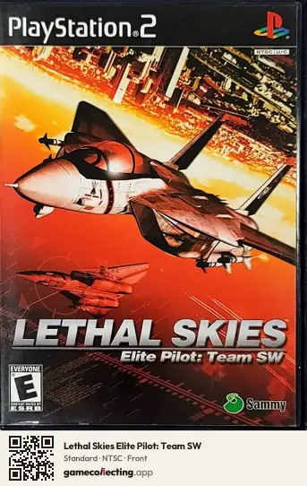 Lethal Skies Elite Pilot: Team SW PlayStation 2, NTSC box front