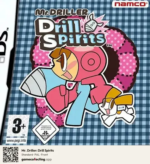 Mr. Driller: Drill Spirits Nintendo DS, PAL box front
