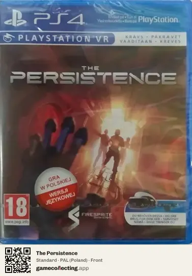The Persistence PlayStation 4, Poland box front