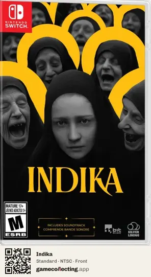 Indika Nintendo Switch, NTSC box front