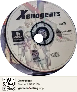 Xenogears PlayStation, NTSC disc