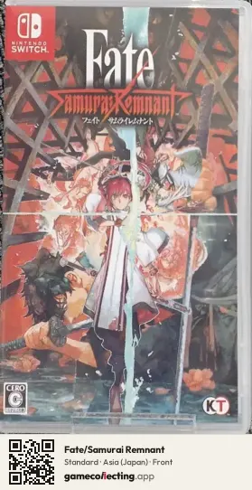 Fate/Samurai Remnant Nintendo Switch, Asia box front