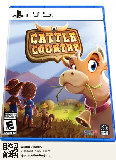 Cattle Country PlayStation 5, NTSC box front
