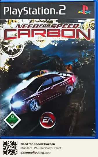 Need for Speed: Carbon PlayStation 2, Germany box front