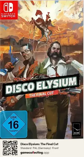 Disco Elysium: The Final Cut Nintendo Switch, Germany box front