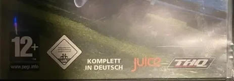 Juiced, the PEGI square on its front