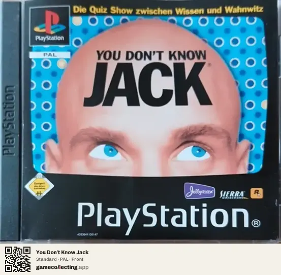 You Don't Know Jack PlayStation, PAL box front