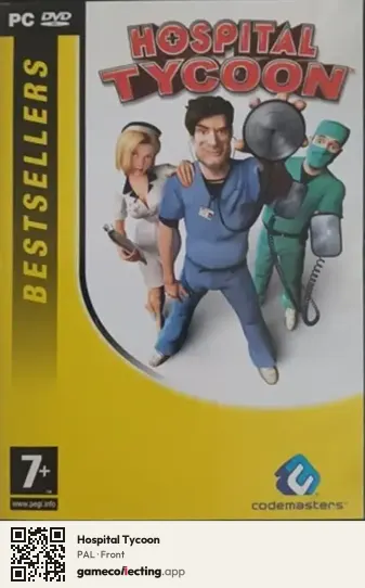 Hospital Tycoon Computer, PAL box front