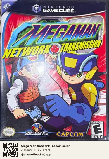 Mega Man Network Transmission Nintendo GameCube, NTSC box front