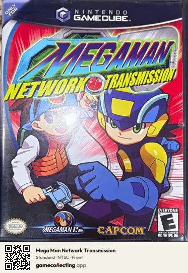 Mega Man Network Transmission Nintendo GameCube, NTSC box front