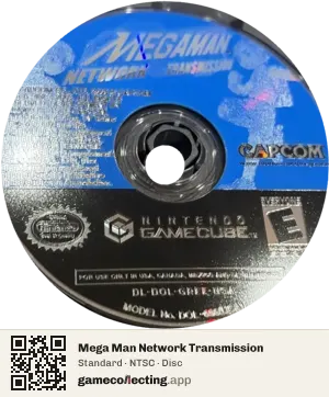 Mega Man Network Transmission Nintendo GameCube, NTSC disc
