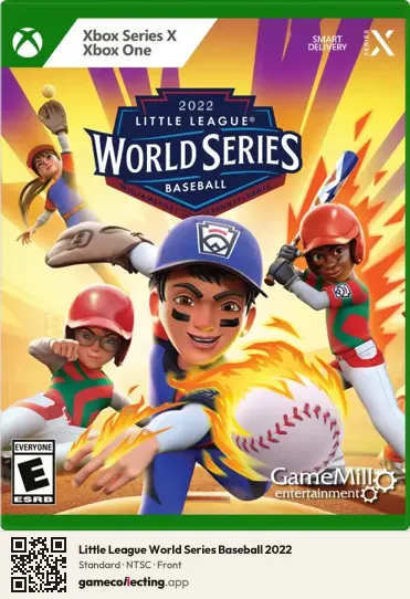 Little League World Series Baseball 2022 Xbox Series X, NTSC box front