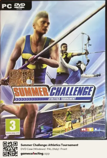 Summer Challenge: Athletics Tournament Computer, Italy box front