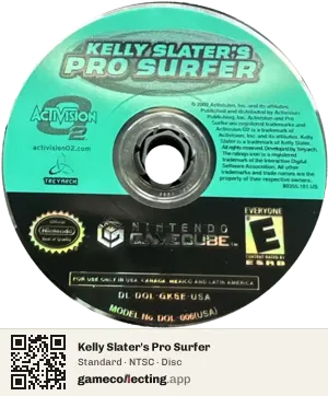 Kelly Slater's Pro Surfer Nintendo GameCube, NTSC disc