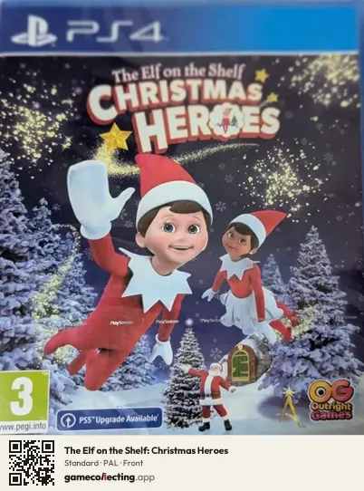 The Elf on the Shelf: Christmas Heroes PlayStation 4, PAL box front