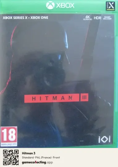 Hitman 3 Xbox Series X, France box front
