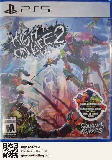 High on Life 2 PlayStation 5, NTSC box front