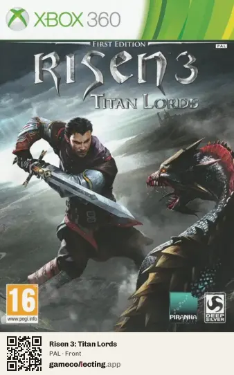 Risen 3: Titan Lords Xbox 360, PAL box front