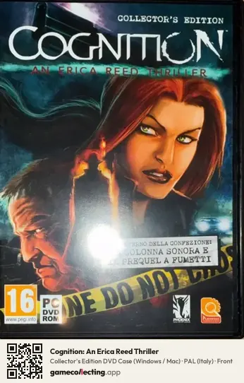 Cognition: An Erica Reed Thriller Computer, Italy box front